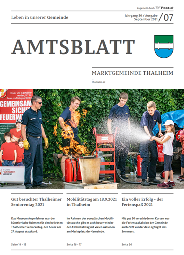 Titelbild Amtsblatt 07/21