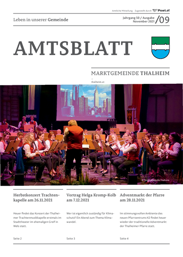 Titelblatt Amtsblatt 09/2021