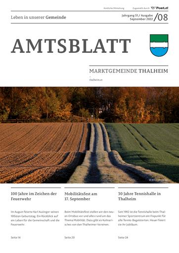 Titelblatt Amtsblatt 08/2022