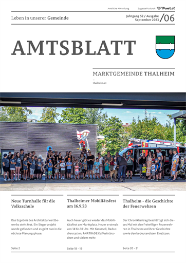 Titelbild Amtsblatt 06 - Herbst 2023